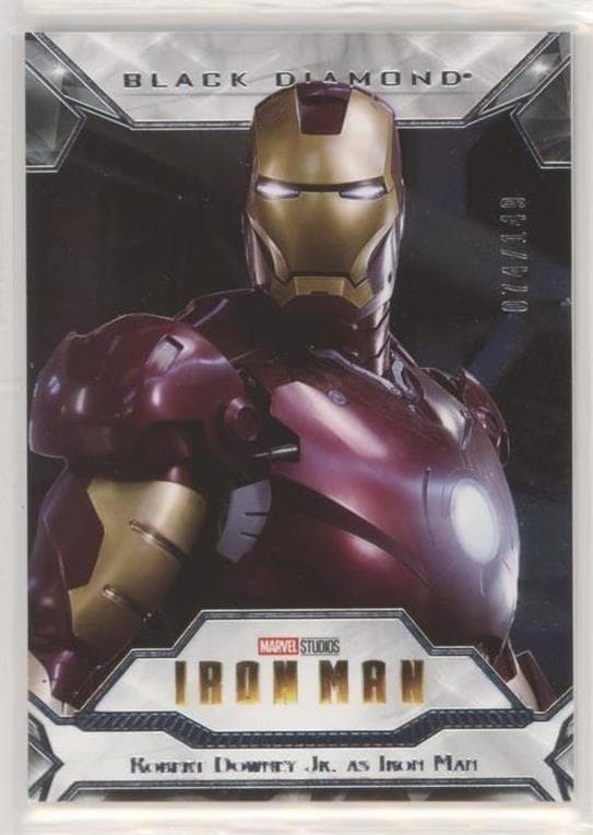 Robert Downey Jr. as Iron Man #1 — 2021 Marvel Black Diamond