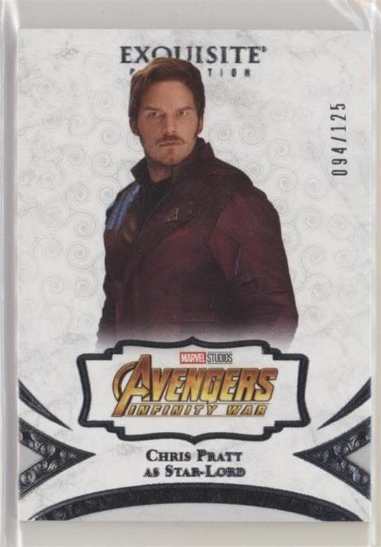 Chris Pratt as Peter Quill #11 — 2021 Marvel Black Diamond