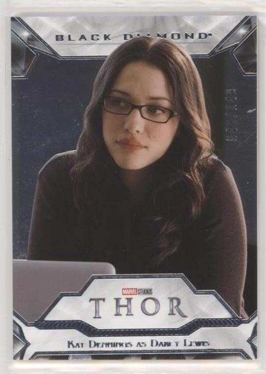 Kat Dennings as Darcy Lewis #12 — 2021 Marvel Black Diamond
