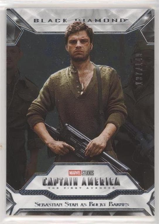 Sebastian Stan as Bucky Barnes #15 — 2021 Marvel Black Diamond