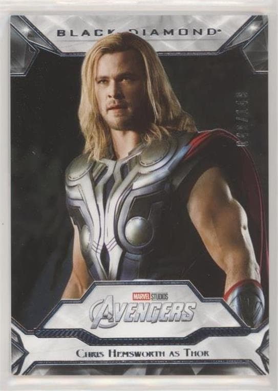 Chris Hemsworth as Thor #17 — 2021 Marvel Black Diamond
