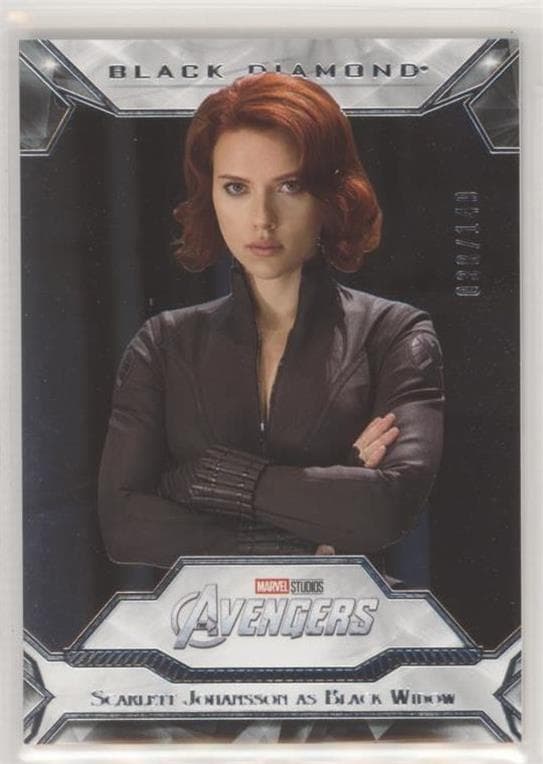 Scarlett Johansson as Natasha Romanoff #18 — 2021 Marvel Black Diamond
