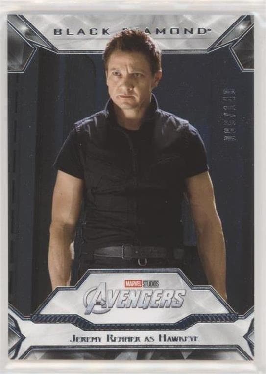 Jeremy Renner as Hawkeye #19 — 2021 Marvel Black Diamond