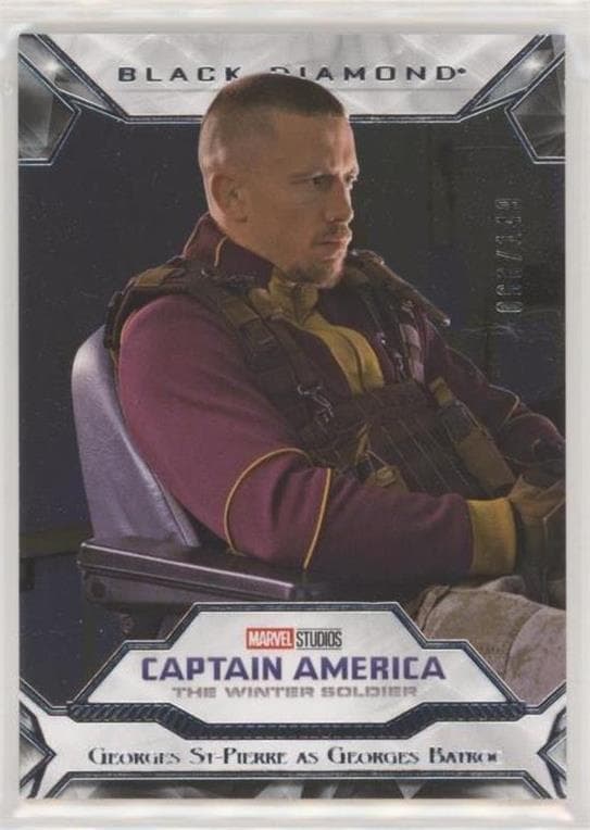 Georges St-Pierre as Batroc #28 — 2021 Marvel Black Diamond