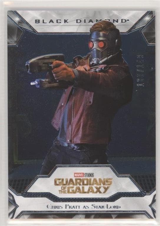 Chris Pratt as Peter Quill #29 — 2021 Marvel Black Diamond