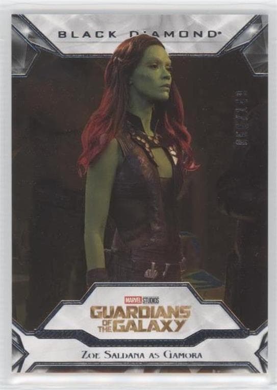 Zoe Saldana as Gamora #30 — 2021 Marvel Black Diamond