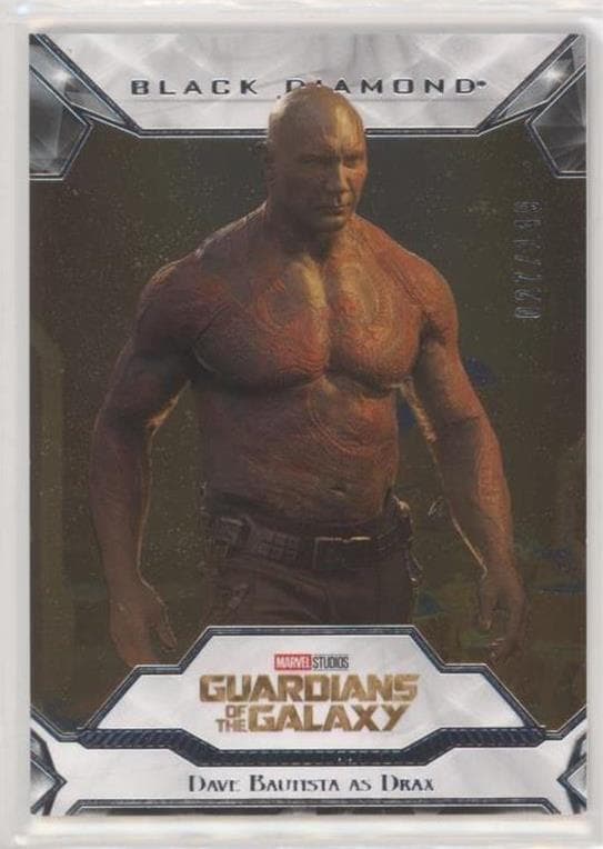 Dave Bautista as Drax #31 — 2021 Marvel Black Diamond