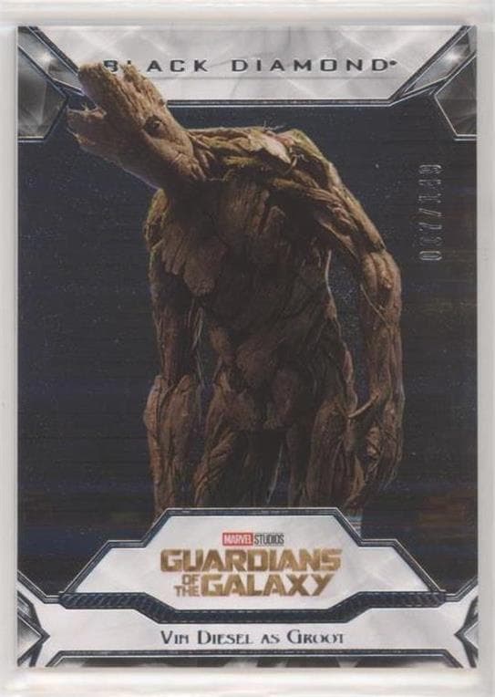 Vin Diesel as Groot #32 — 2021 Marvel Black Diamond