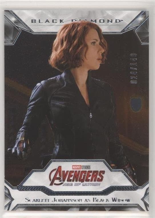 Scarlett Johansson as Natasha Romanoff #37 — 2021 Marvel Black Diamond