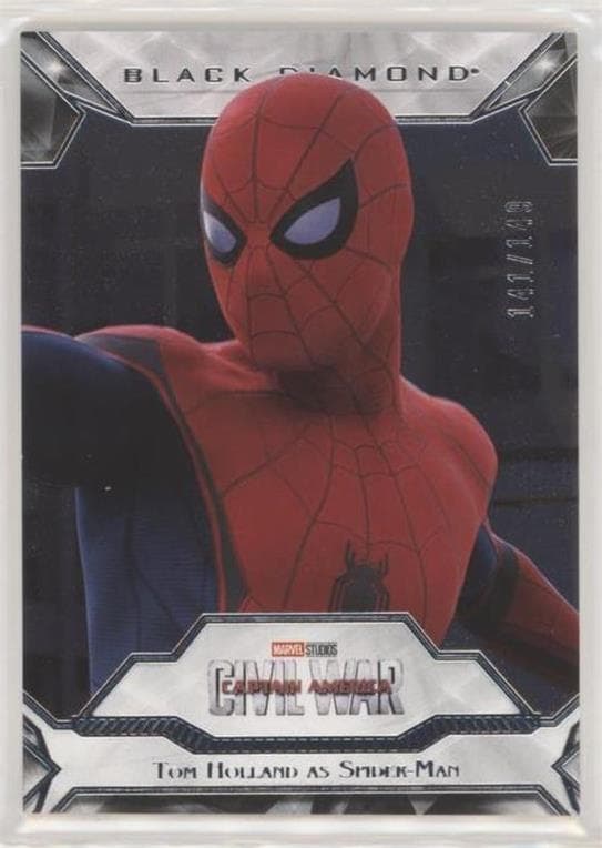 Tom Holland as Spider-Man #47 — 2021 Marvel Black Diamond