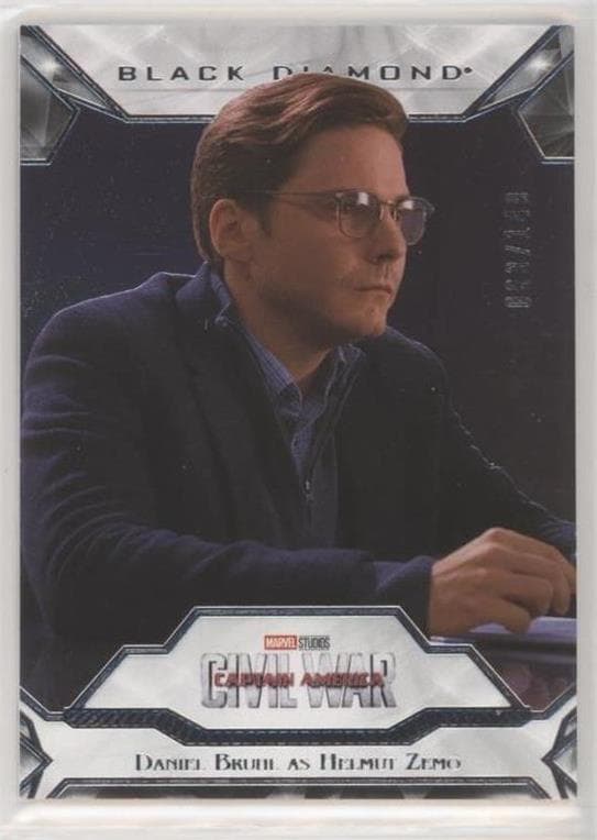 Daniel Bruhl as Baron Zemo #48 — 2021 Marvel Black Diamond