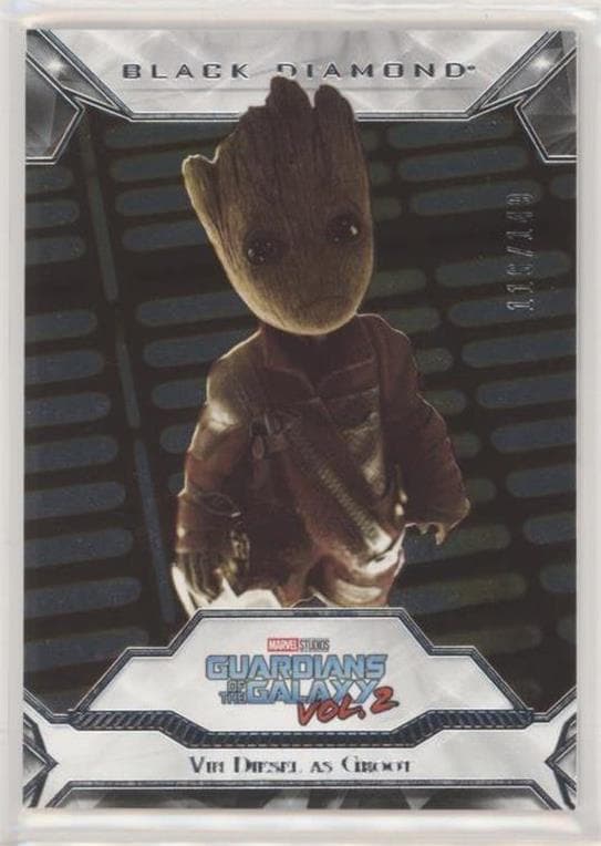 Vin Diesel as Groot #56 — 2021 Marvel Black Diamond
