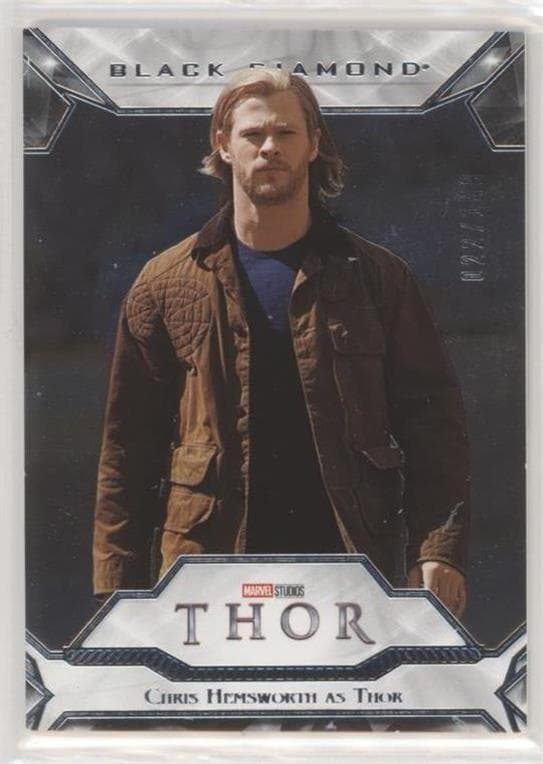Chris Hemsworth as Thor #6 — 2021 Marvel Black Diamond