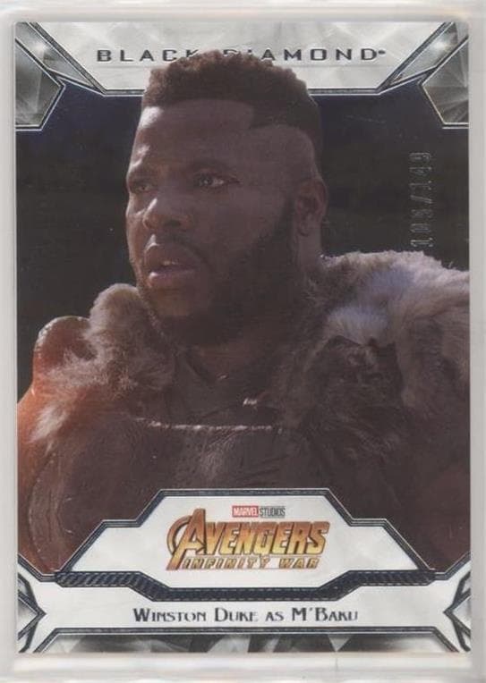Winston Duke as M'Baku #75 — 2021 Marvel Black Diamond