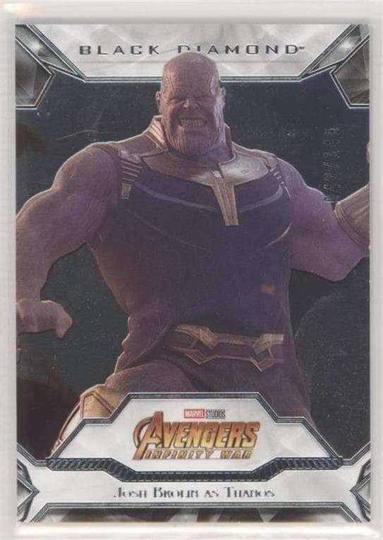Josh Brolin as Thanos #83 — 2021 Marvel Black Diamond