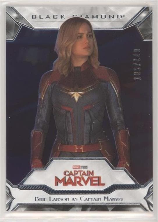 Brie Larson as Carol Danvers #86 — 2021 Marvel Black Diamond