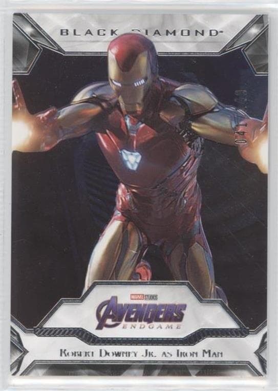 Robert Downey Jr. as Iron Man #93 — 2021 Marvel Black Diamond