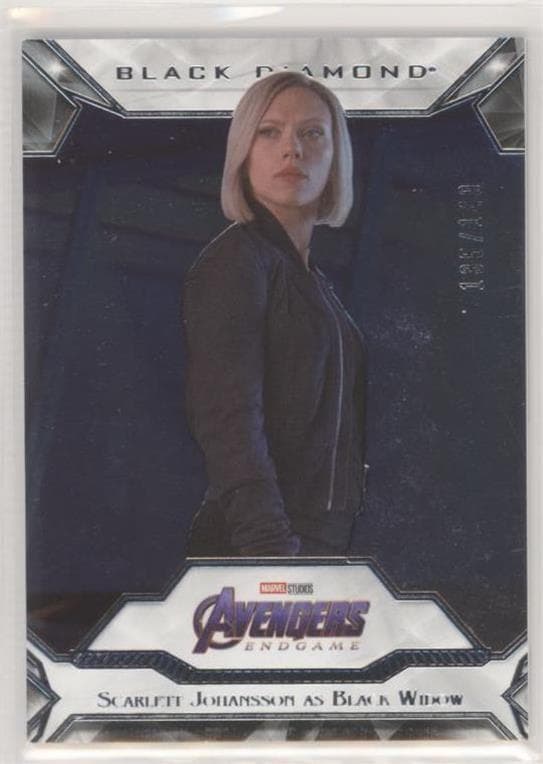 Scarlett Johansson as Natasha Romanoff #95 — 2021 Marvel Black Diamond