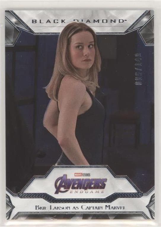 Brie Larson as Carol Danvers #96 — 2021 Marvel Black Diamond