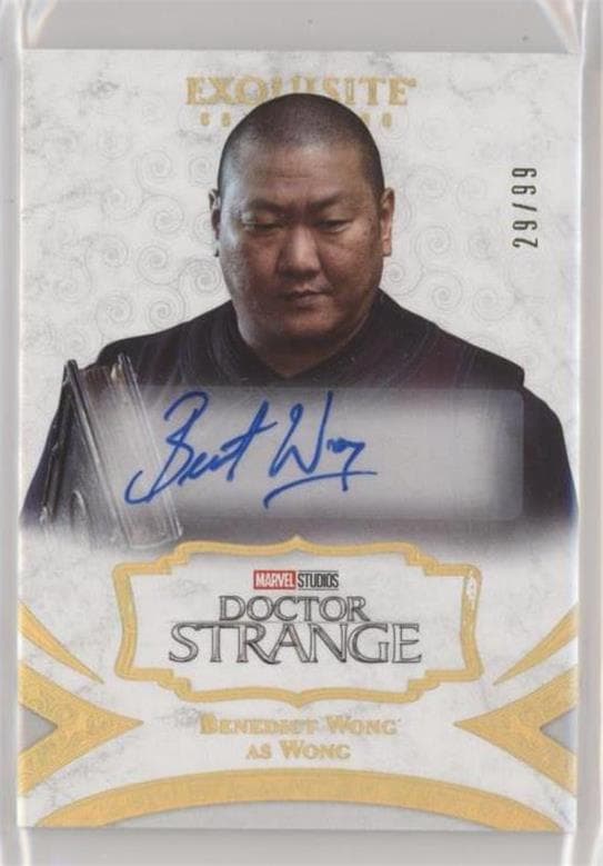 Benedict Wong as Wong #A-BW — 2021 Marvel Black Diamond