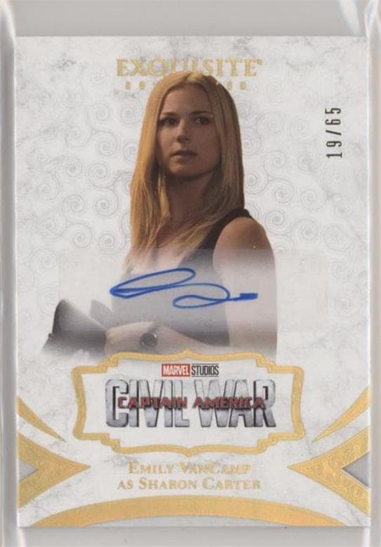Emily VanCamp as Sharon Carter #A-EVC — 2021 Marvel Black Diamond