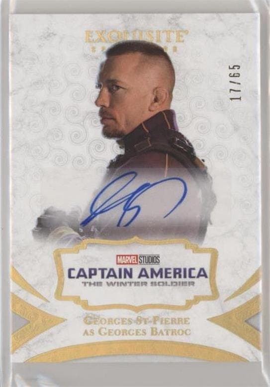 Georges St-Pierre as Batroc #A-GSP — 2021 Marvel Black Diamond