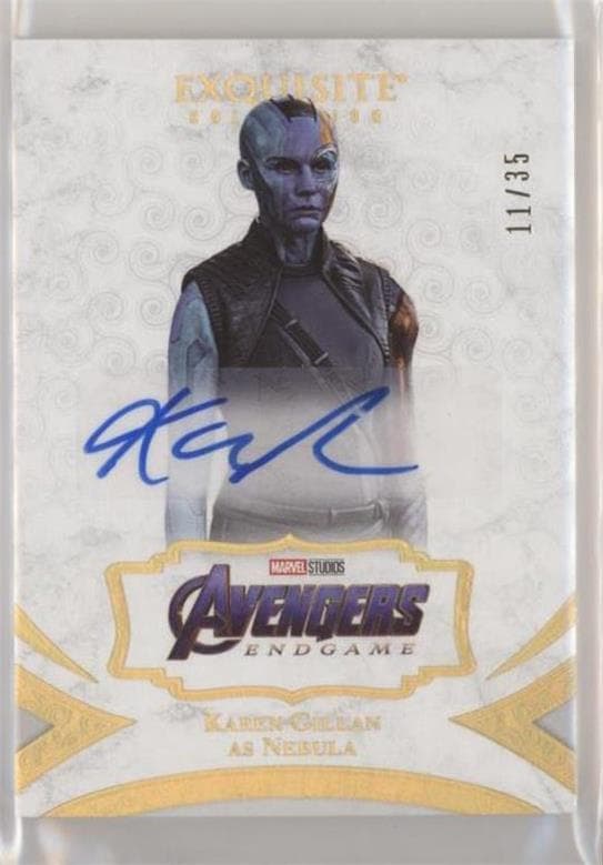 Karen Gillan as Nebula #A-KG — 2021 Marvel Black Diamond