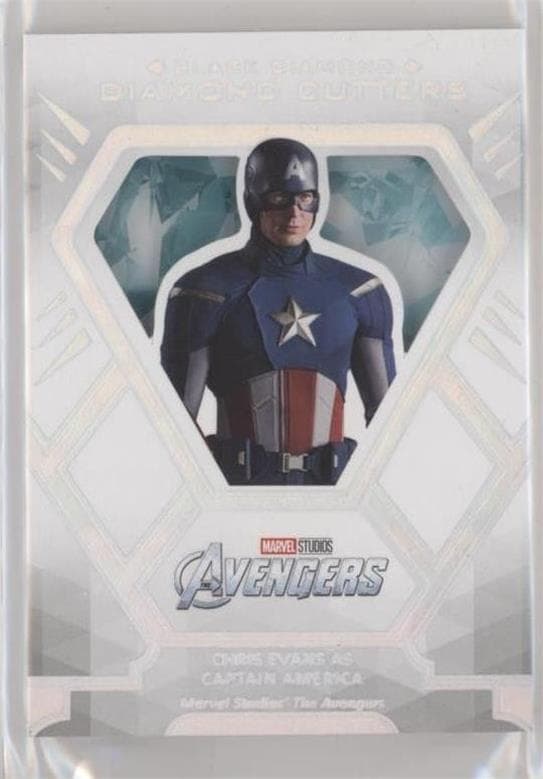 Chris Evans as Captain America #DC-5 — 2021 Marvel Black Diamond