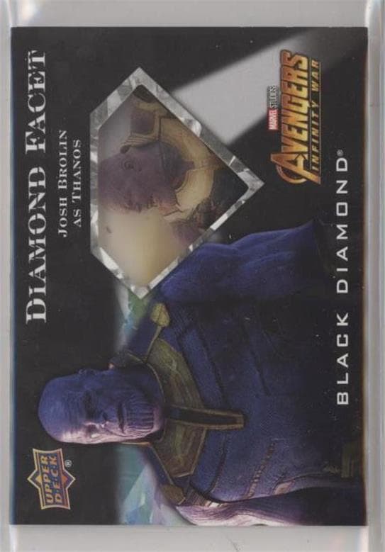Josh Brolin as Thanos #DF-12 — 2021 Marvel Black Diamond