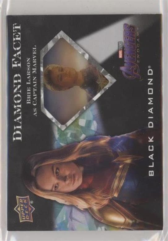Brie Larson as Carol Danvers #DF-2 — 2021 Marvel Black Diamond