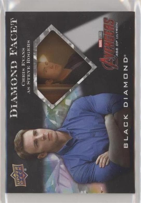 Chris Evans as Captain America #DF-5 — 2021 Marvel Black Diamond