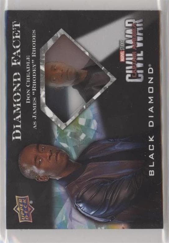 Don Cheadle as War Machine #DF-8 — 2021 Marvel Black Diamond