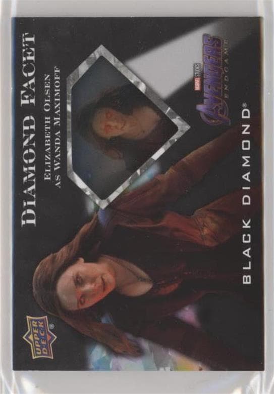 Elizabeth Olsen as Wanda Maximoff #DF-9 — 2021 Marvel Black Diamond