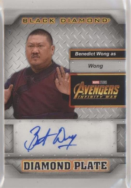 Benedict Wong as Wong #DP-BW — 2021 Marvel Black Diamond