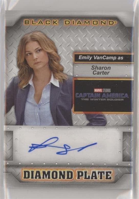 Emily VanCamp as Sharon Carter #DP-EVC — 2021 Marvel Black Diamond