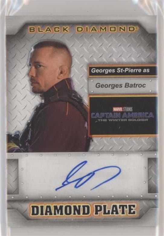 Georges St-Pierre as Batroc #DP-GSP — 2021 Marvel Black Diamond