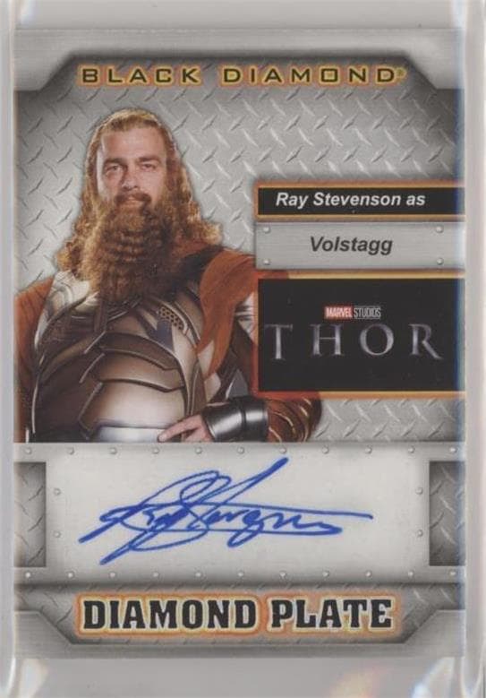 Ray Stevenson as Volstagg #DP-RS — 2021 Marvel Black Diamond