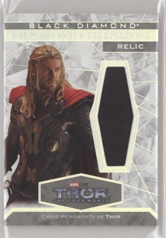 Chris Hemsworth as Thor #DS-CH — 2021 Marvel Black Diamond