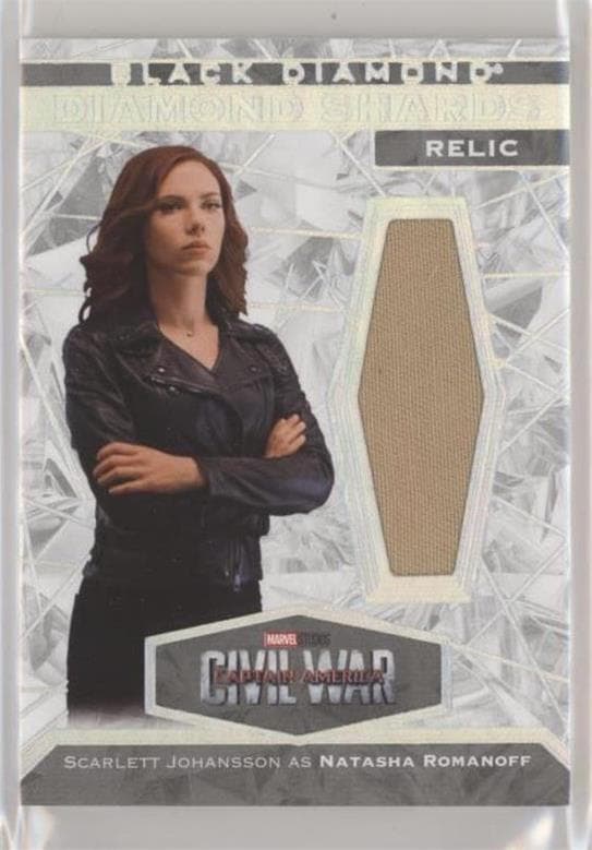 Scarlett Johansson as Natasha Romanoff #DS-SJ — 2021 Marvel Black Diamond