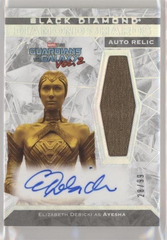 Elizabeth Debicki as Ayesha #DSA-ED — 2021 Marvel Black Diamond