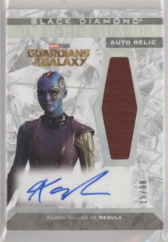 Karen Gillan as Nebula #DSA-KG — 2021 Marvel Black Diamond