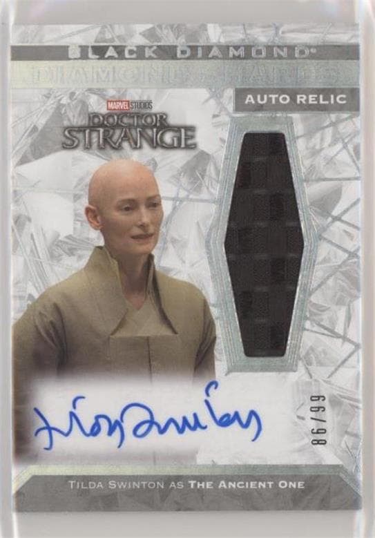 Tilda Swinton as The Ancient One #DSA-TS — 2021 Marvel Black Diamond