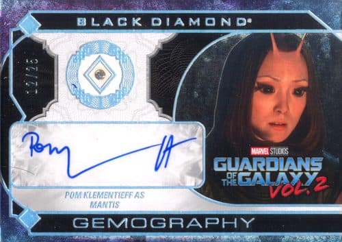 Pom Klementieff as Mantis #G-PK — 2021 Marvel Black Diamond
