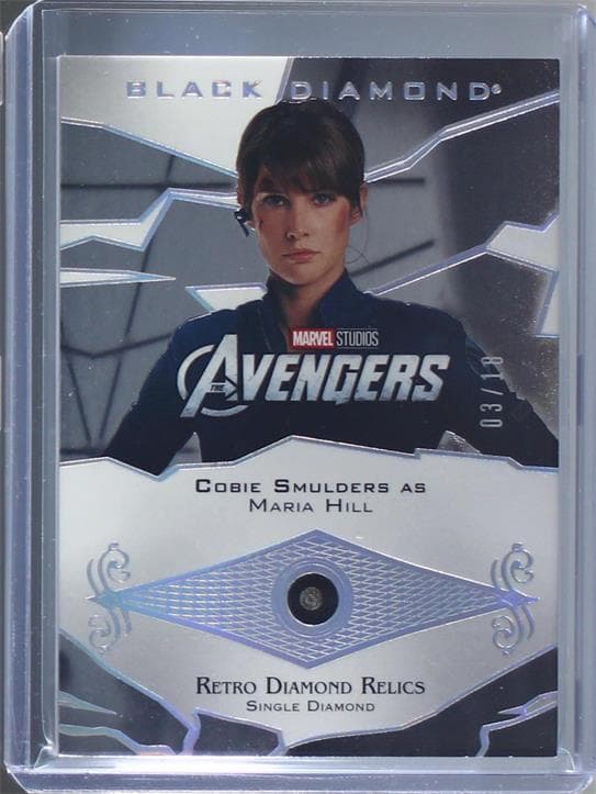 Cobie Smulders as Agent Maria Hill #RDR-10 — 2021 Marvel Black Diamond