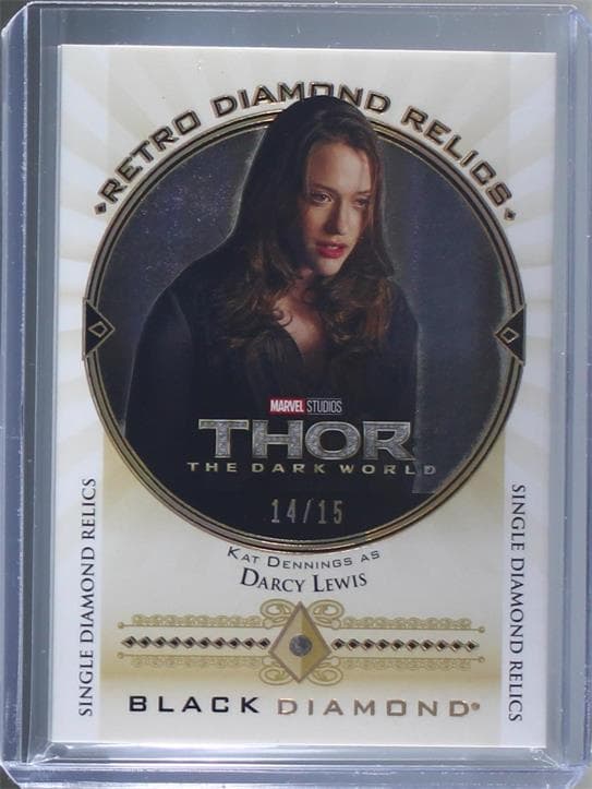 Kat Dennings as Darcy Lewis #RDR-15 — 2021 Marvel Black Diamond