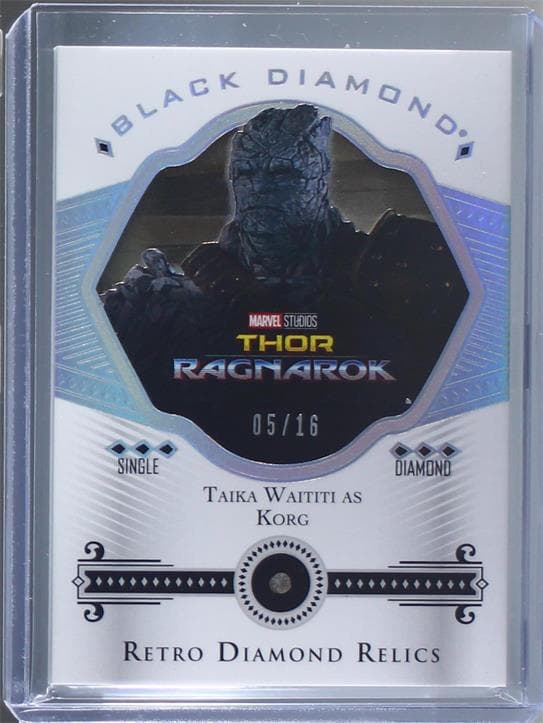Taika Waititi as Korg #RDR-41 — 2021 Marvel Black Diamond