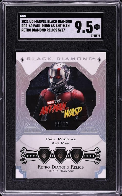 Paul Rudd as Ant-Man #RDR-60 — 2021 Marvel Black Diamond