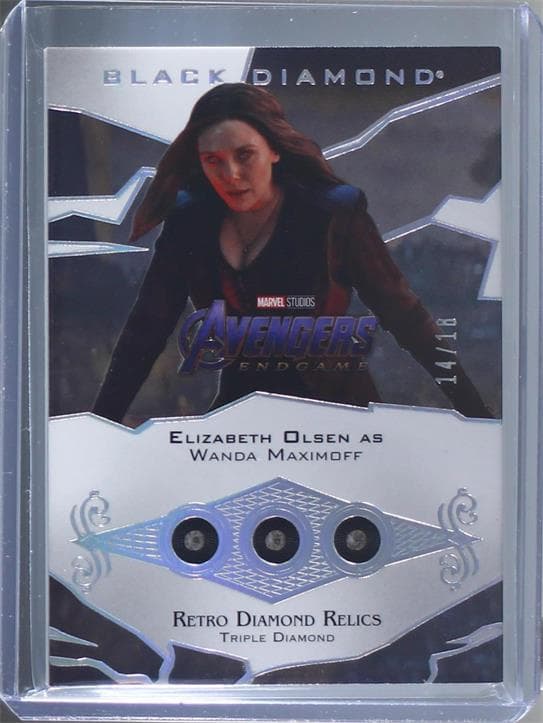 Elizabeth Olsen as Wanda Maximoff #RDR-73 — 2021 Marvel Black Diamond
