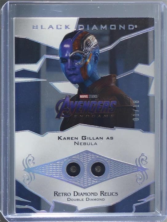 Karen Gillan as Nebula #RDR-75 — 2021 Marvel Black Diamond