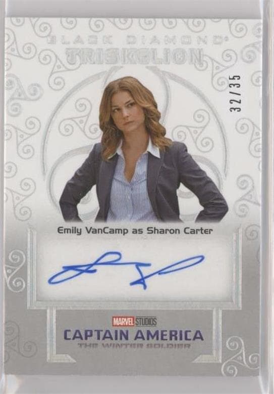 Emily VanCamp as Sharon Carter #T-EVC — 2021 Marvel Black Diamond